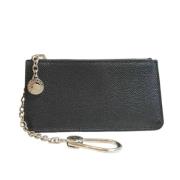 Pre-owned Leather key-holders Bvlgari Vintage , Black , Dames