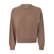 Melange Cashmere Sweater Loulou Studio , Brown , Dames