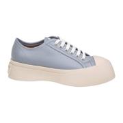 Grijze Nappa Veterschoenen Marni , Blue , Dames