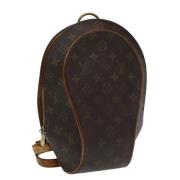 Pre-owned Canvas backpacks Louis Vuitton Vintage , Brown , Dames