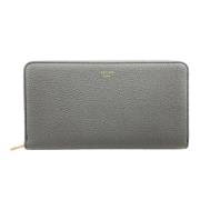 Pre-owned Leather wallets Celine Vintage , Gray , Dames