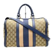 Pre-owned Canvas gucci-bags Gucci Vintage , Multicolor , Dames