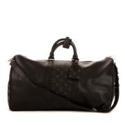 Pre-owned Leather handbags Louis Vuitton Vintage , Black , Dames