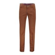 Bruine katoenen chino broek Meyer , Brown , Heren