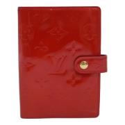 Pre-owned Leather wallets Louis Vuitton Vintage , Red , Dames