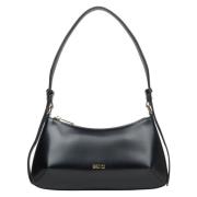 Dames Zwarte Baguette Tas Er00115787 Estro , Black , Dames