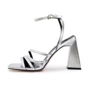 Chunky Comfort Sandalen - Zilver Cesare Gaspari , Gray , Dames