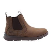 Happel Stijlvolle Laars voor Mannen Skechers , Brown , Heren