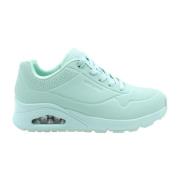 Stijlvolle Sneaker met Oliebol Touch Skechers , Green , Dames