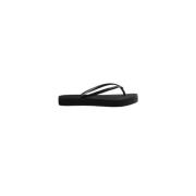 Basic Slippers Havaianas , Black , Dames