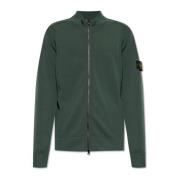 Cardigan met logo Stone Island , Green , Heren