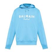 Hoodie Balmain , Blue , Heren