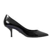 Zwarte Lakleren Stiletto Pumps Dolce & Gabbana , Black , Dames