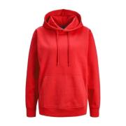 Vurige rode hoodie met JJXX-logo Jack & Jones , Red , Dames