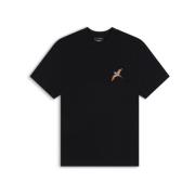 Single Bee Bird T-shirt Axel Arigato , Black , Heren