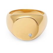 Skyfall Large Signet Ring Nialaya , Yellow , Dames