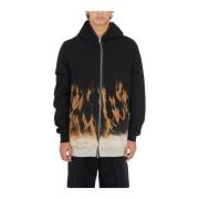 Black Terra Jumbo Gimp Hoodie Rick Owens , Black , Heren