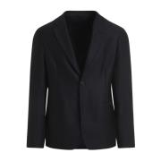 Ultramarijn Blazer Giorgio Armani , Blue , Heren