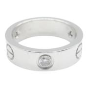 Pre-owned White Gold rings Cartier Vintage , Gray , Dames