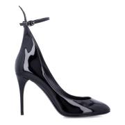 Zwarte Patent Stiletto Pumps Alaïa , Black , Dames