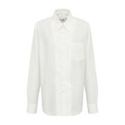 Casual Katoenen Overhemd voor Mannen MM6 Maison Margiela , White , Dam...