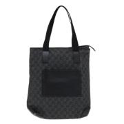 Pre-owned Canvas totes Gucci Vintage , Black , Dames