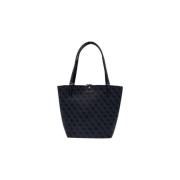 Tas met dubbele handgreep en kettingsluiting Guess , Black , Dames