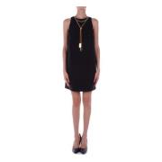 Zwarte jurk met ritssluiting Elisabetta Franchi , Black , Dames