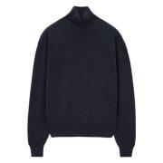 Stijlvolle Turtleneck Jumper Lemaire , Gray , Heren