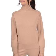 Kasjmier Ribtrui Gran Sasso , Beige , Dames