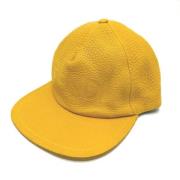 Pre-owned Leather hats Fendi Vintage , Yellow , Heren