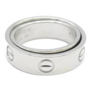 Pre-owned White Gold rings Cartier Vintage , Gray , Dames