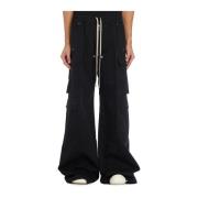 Cargo Jumbo Zwarte Broek Rick Owens , Black , Dames