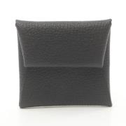 Pre-owned Leather wallets Hermès Vintage , Black , Dames