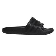 Zwarte Unisex Slippers Verhoog Stijl Adidas , Black , Heren