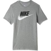 Sport-t-shirt grijs man Nike , Gray , Heren