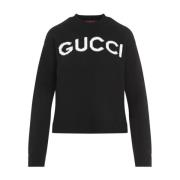 Zwart Ivoor Sweater Gucci , Black , Dames