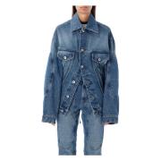 Vintage Blauwe Denim Jack Buitenkleding Jean Paul Gaultier , Blue , Da...