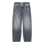 Estelle Egg Jeans Pinko , Gray , Dames