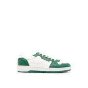 Groene Kale Sneakers Logo Rubberen Zool Axel Arigato , Green , Dames