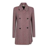 Klassieke Peacoat voor tijdloze stijl Etro , Pink , Dames