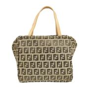 Pre-owned Fabric fendi-bags Fendi Vintage , Beige , Dames