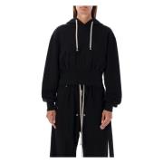 Zwarte Gebreide Hoodie Rick Owens , Black , Dames