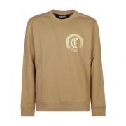 Bruine Sweatshirt Aw24 Herenmode Just Cavalli , Brown , Heren