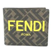 Pre-owned Leather wallets Fendi Vintage , Brown , Unisex