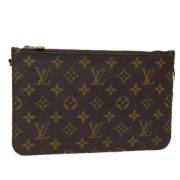 Pre-owned Canvas pouches Louis Vuitton Vintage , Brown , Dames