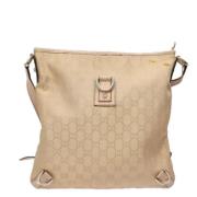 Pre-owned Canvas gucci-bags Gucci Vintage , Beige , Dames