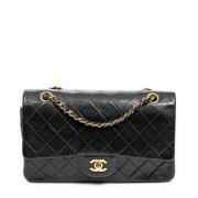 Pre-owned Leather chanel-bags Chanel Vintage , Black , Dames