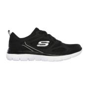 Summits Suited Sneakers Skechers , Black , Dames