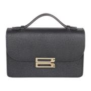 Mini Top Handvat Tas met Gesp Victoria Beckham , Black , Dames